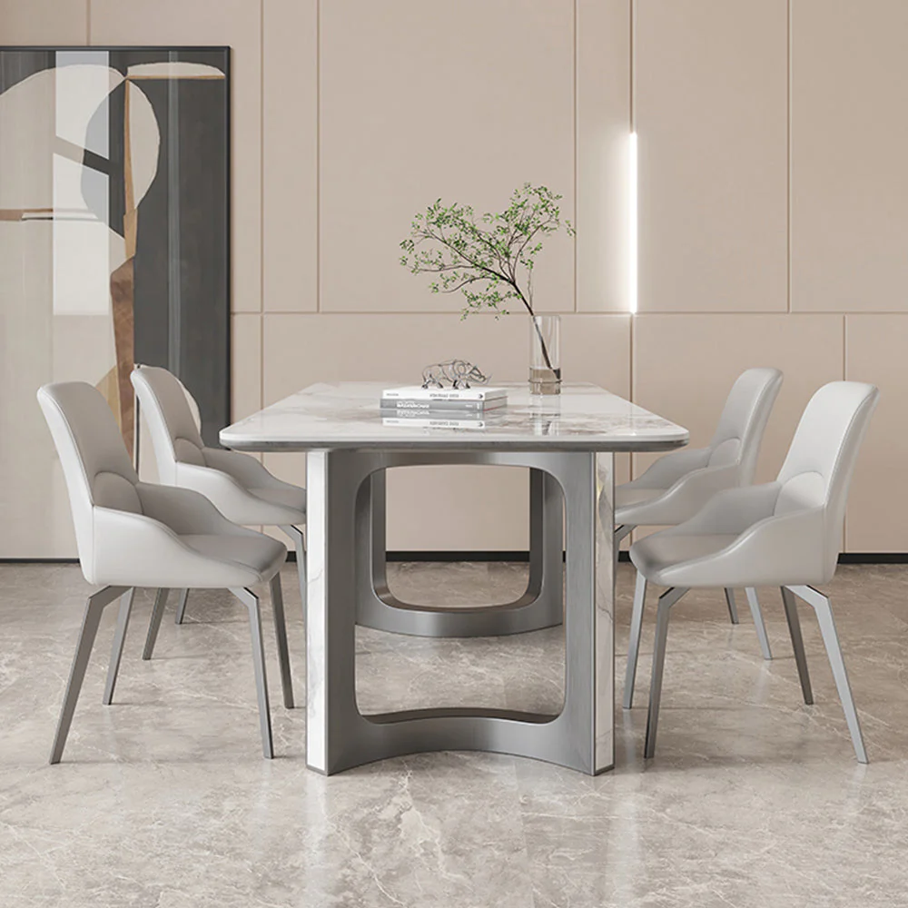 LUXORA DT1218 140/160/180cm Length Sintered Stone Tabletop Dining Table - Image 3