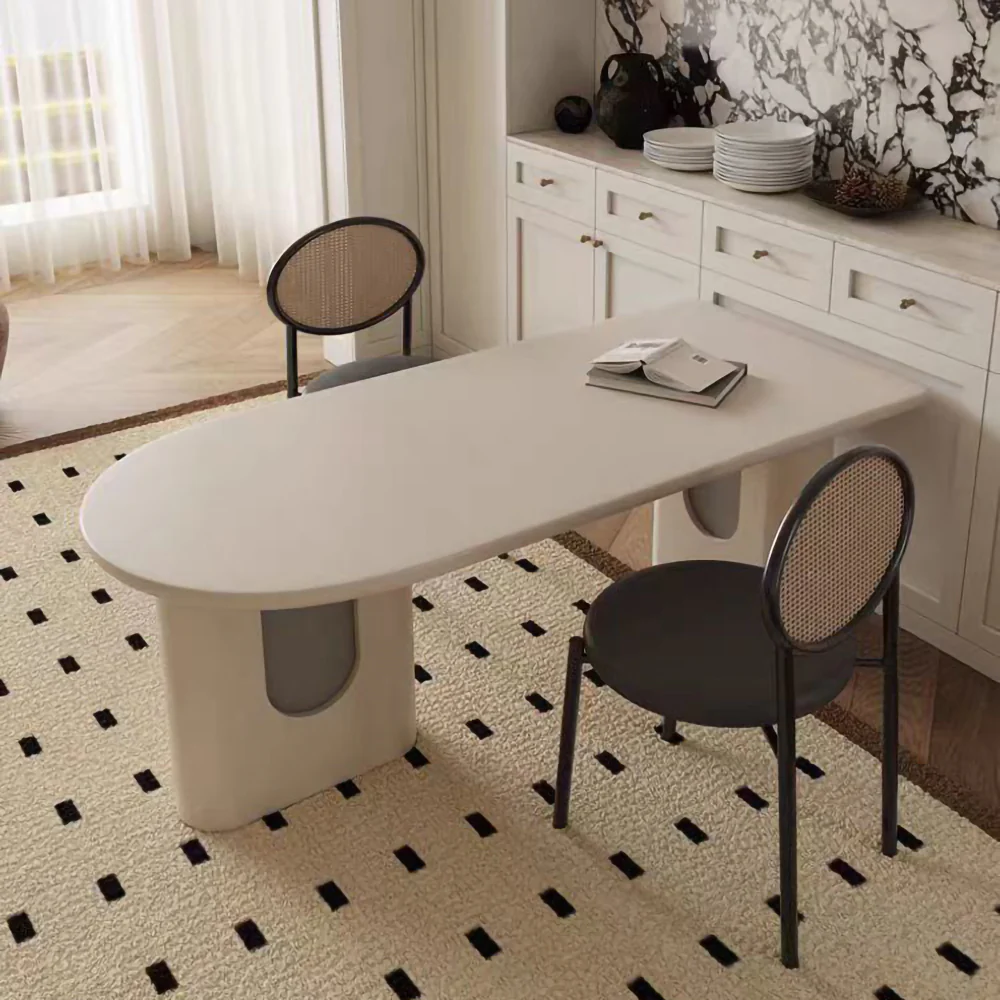 LUXORA DT1272 Minimalist Style 140-160-180cm Sintered Stone Dining Table - Image 2