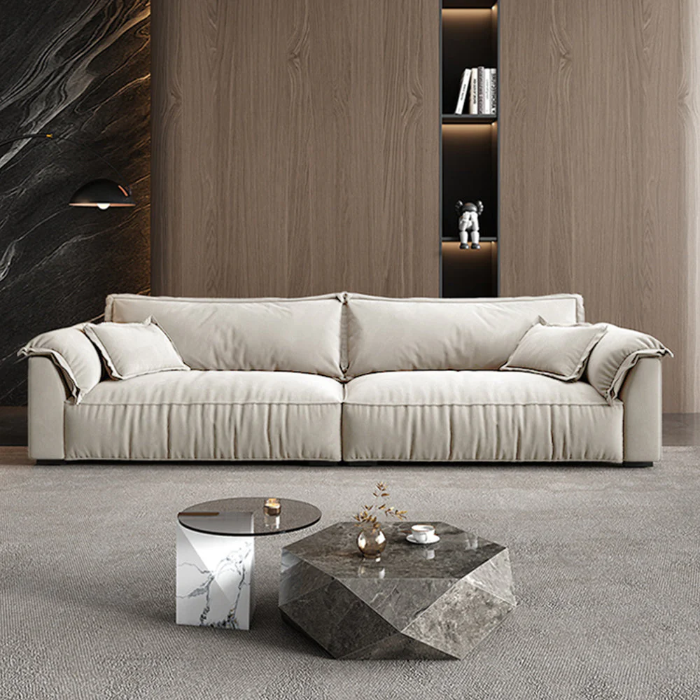 LUXORA S1099 180/220cm Length Tech Fabric Sofa Solid Wood Frame - Image 3
