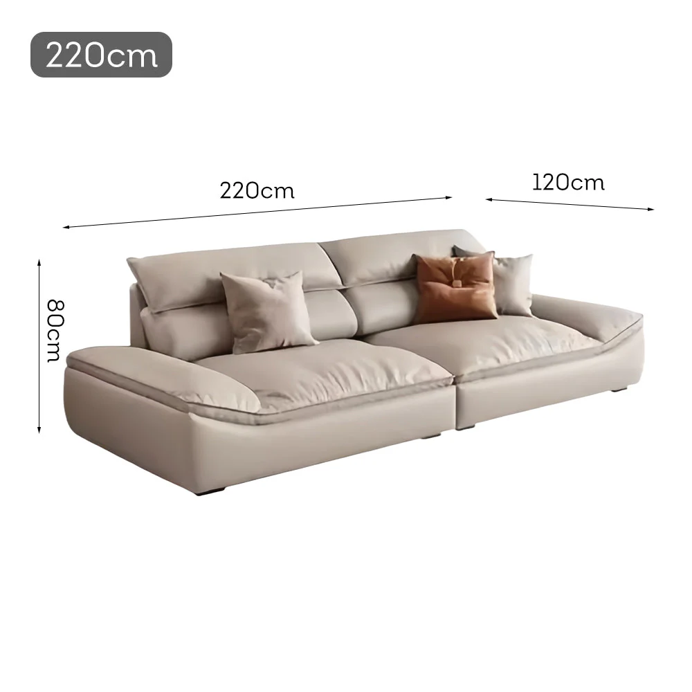 LUXORA S1220 180/220cm Length Tech Fabric Sofa Movable Backrest - Image 10