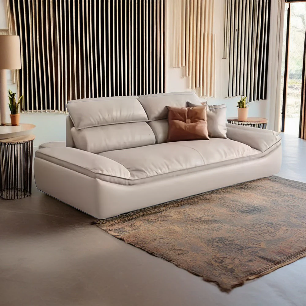 LUXORA S1220 180/220cm Length Tech Fabric Sofa Movable Backrest - Image 4