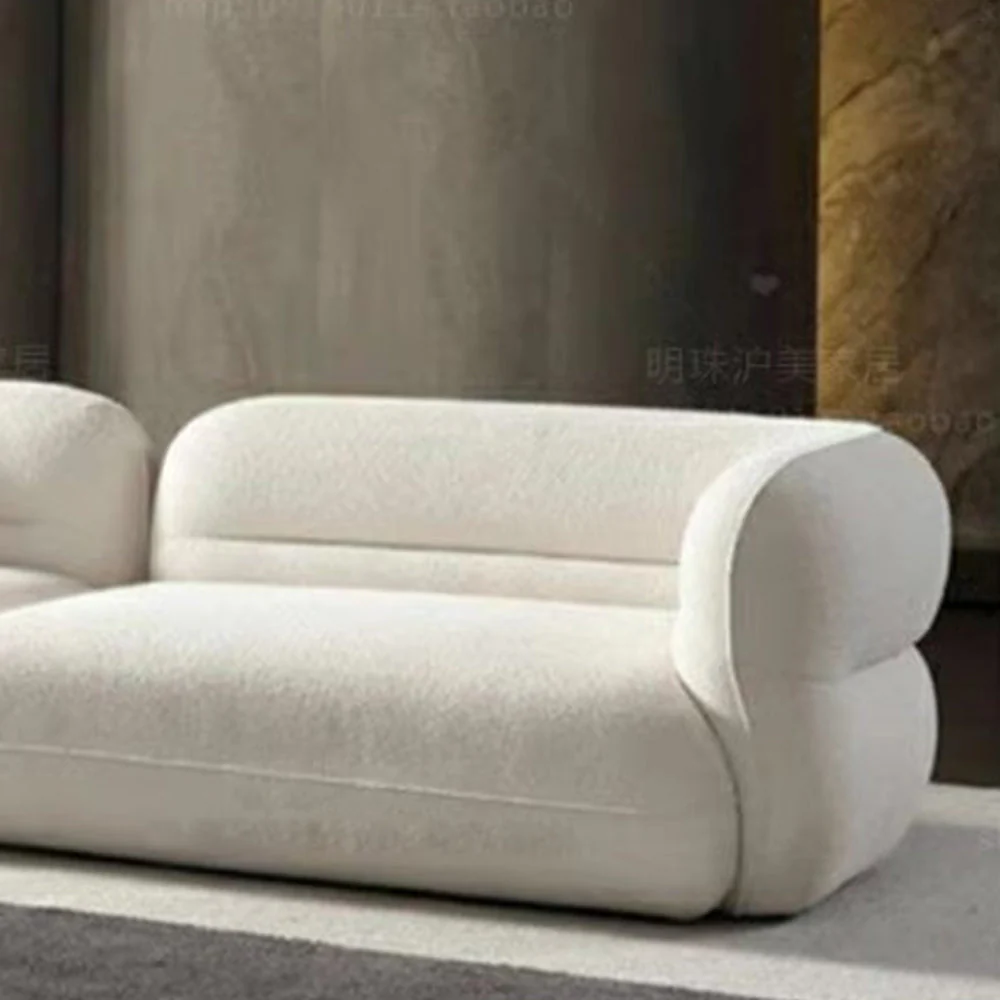 LUXORA S1248 220cm Length Tech Fabric Sofa Solid Wood Frame - Image 4
