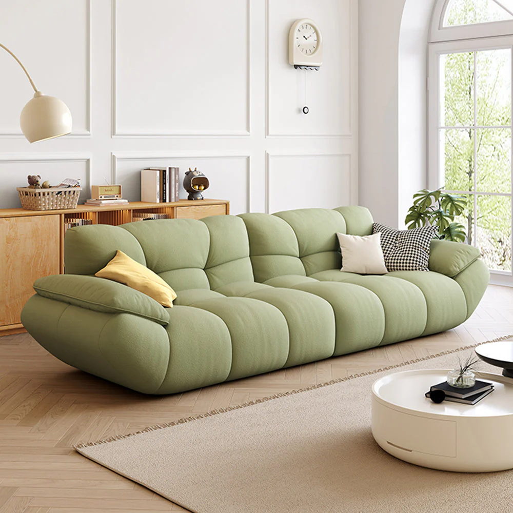 LUXORA S1317 220/250cm Length Tech Fabric Sofa Solid Wood Frame - Image 6