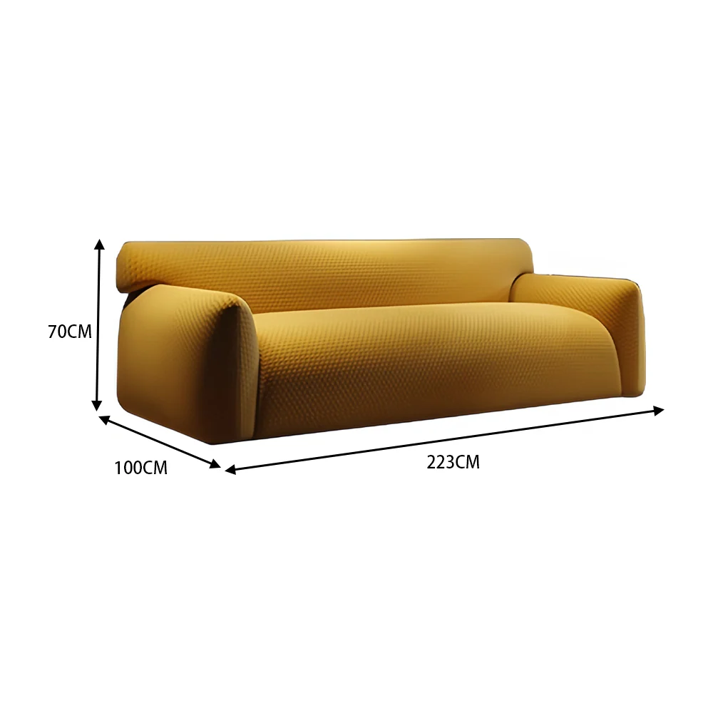 LUXORA S1494 223CM Modern Minimalist Style Imported Pine Frame Sofa - Image 5