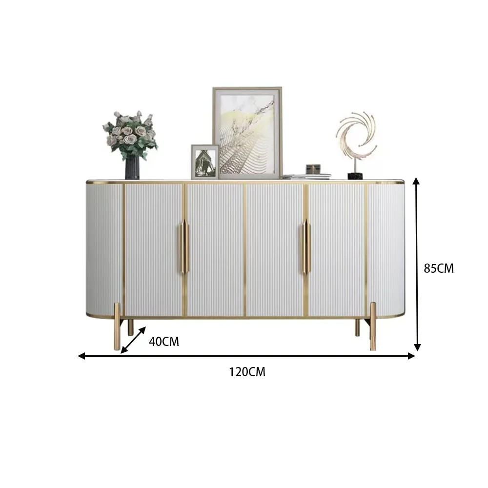 LUXORA SC1001 120/150CM Modern Simple Rock Slab Countertop Dining Sideboard - Image 4