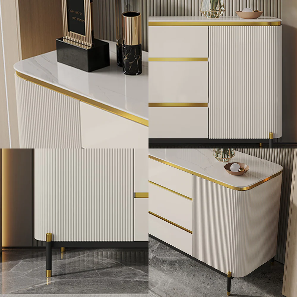 LUXORA SC1004 120/150CM Modern Simple Rock Slab Countertop Dining Sideboard - Image 3