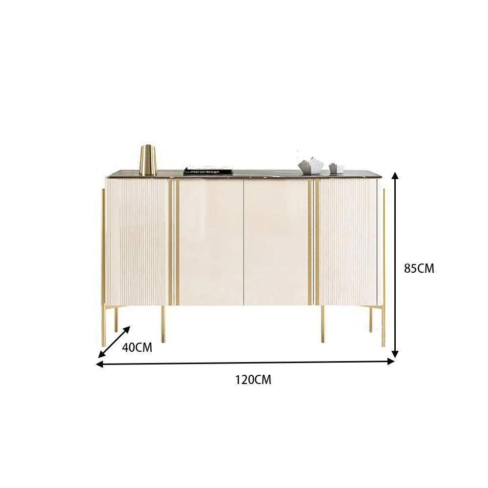 LUXORA SC1006 120/150CM Modern Simple Rock Slab Countertop Dining Sideboard - Image 5