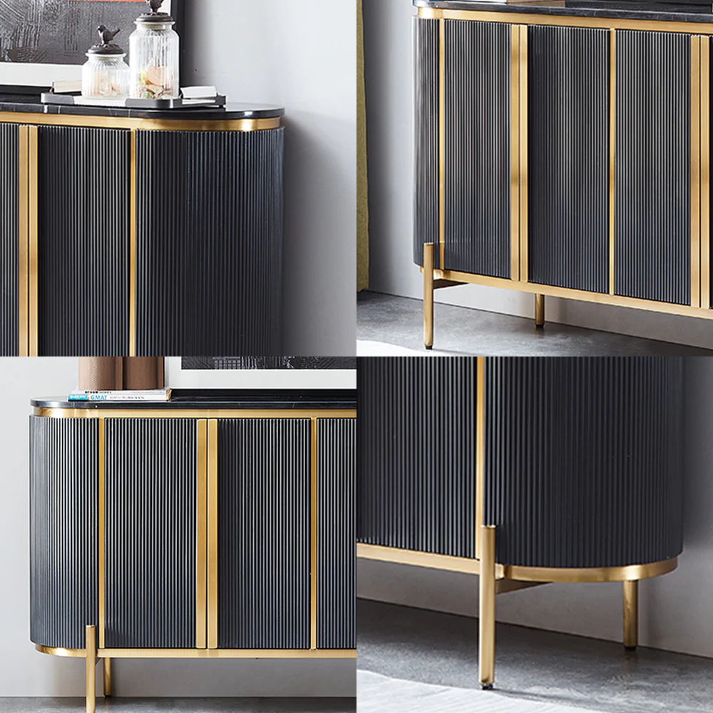 LUXORA SC1007 120/150CM Modern Simple Rock Slab Countertop Dining Sideboard - Image 4