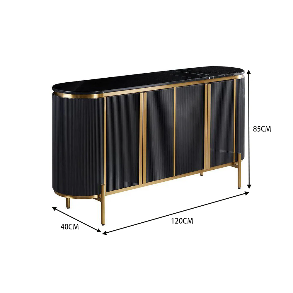 LUXORA SC1007 120/150CM Modern Simple Rock Slab Countertop Dining Sideboard - Image 5
