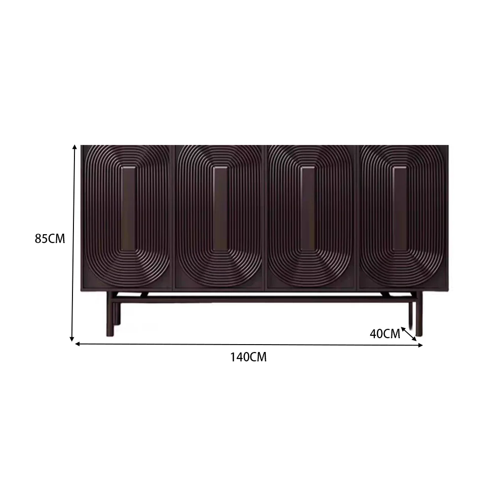 LUXORA SC1017 140/160CM Modern Simple Solid Wood Countertop Sideboard - Image 5