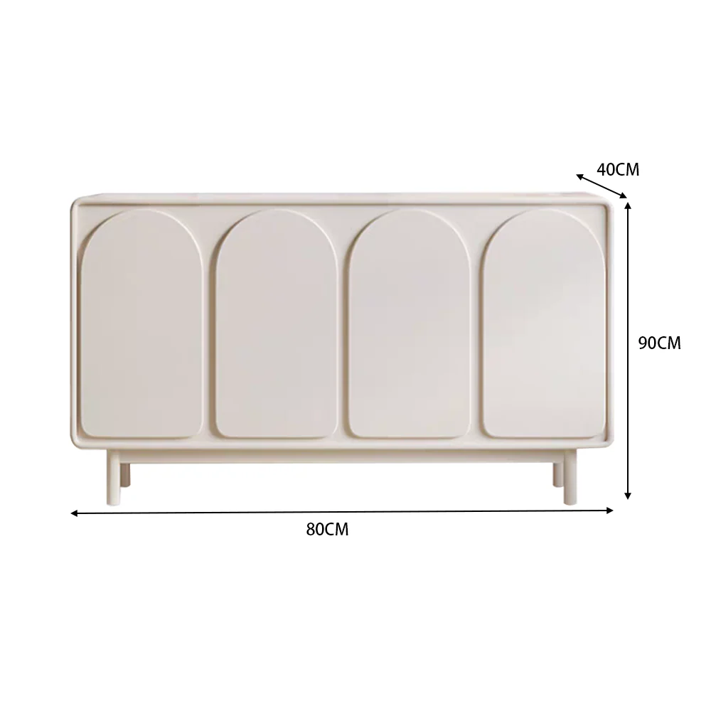 LUXORA SC1019 80/120/150CM Modern Simple Rock Slab Countertop Dining Sideboard - Image 5