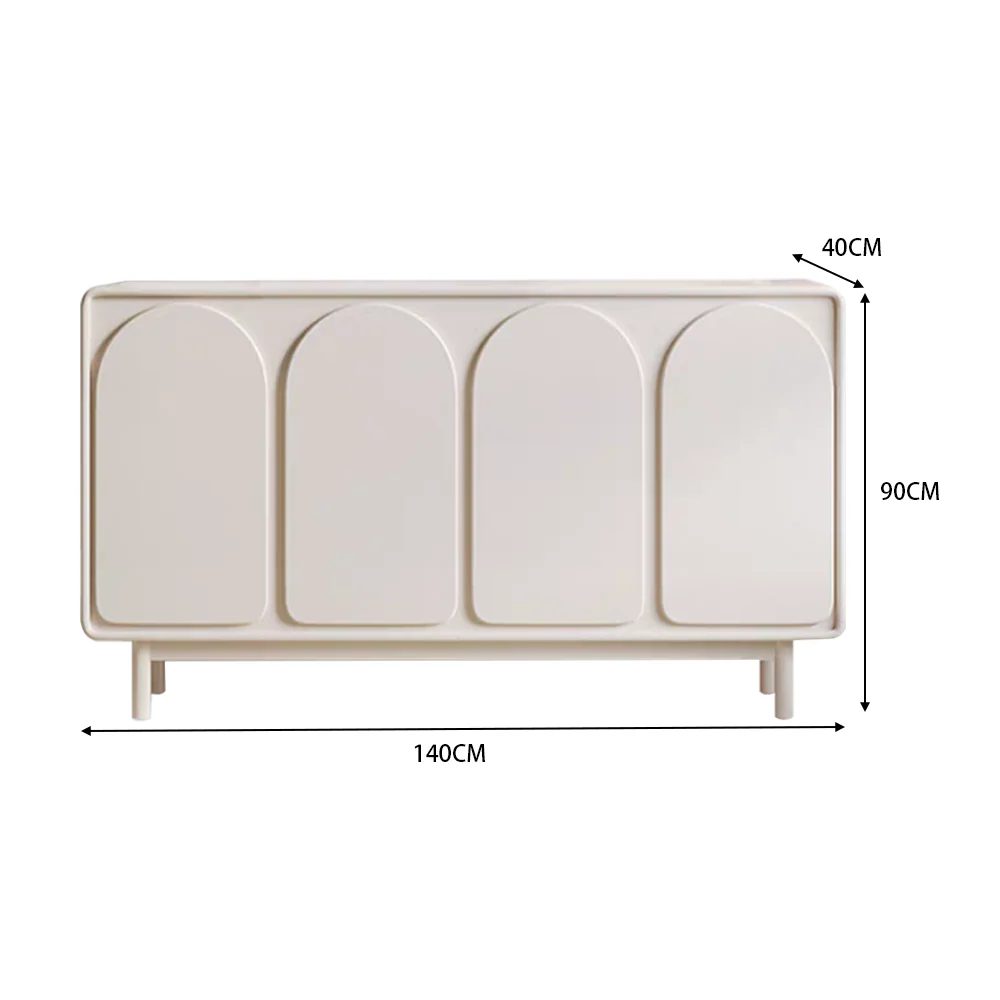 LUXORA SC1019 80/120/150CM Modern Simple Rock Slab Countertop Dining Sideboard - Image 7