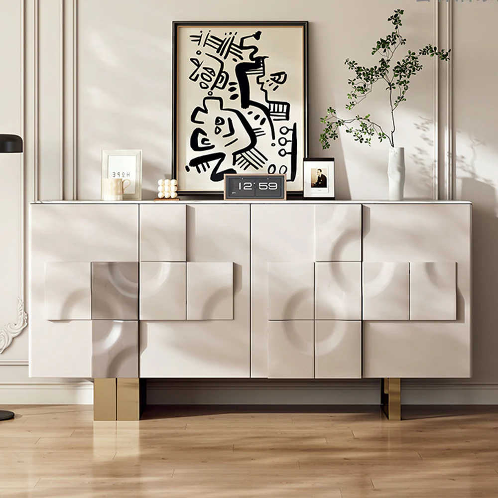 LUXORA SC1023 140/160CM  Light Luxury Stone Countertop Sideboard - Image 2