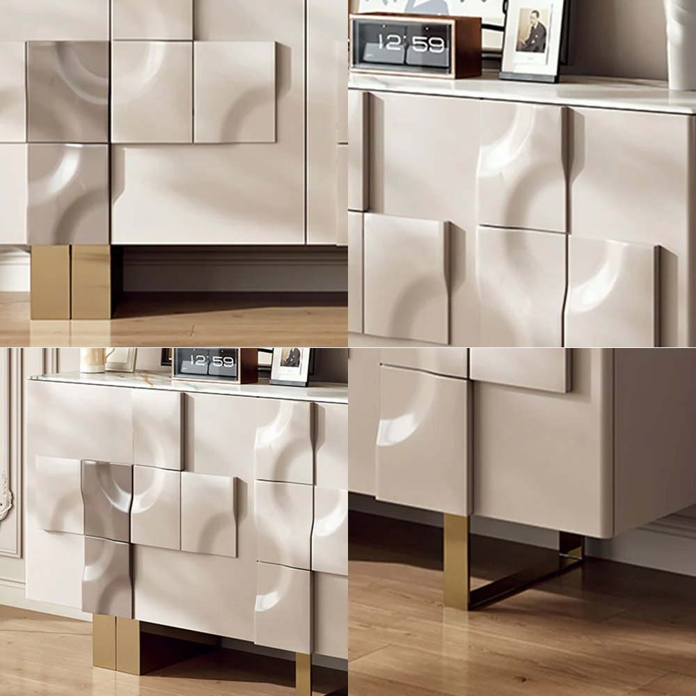 LUXORA SC1023 140/160CM  Light Luxury Stone Countertop Sideboard - Image 4