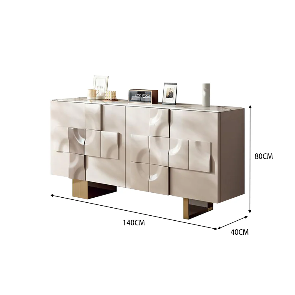 LUXORA SC1023 140/160CM  Light Luxury Stone Countertop Sideboard - Image 5