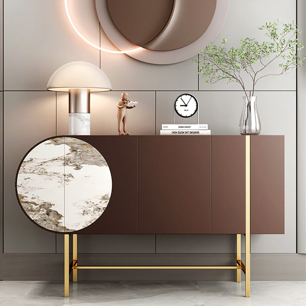 LUXORA SC1025 150CM Modern Minimalist Rock Slab Countertop Dining Sideboard - Image 2