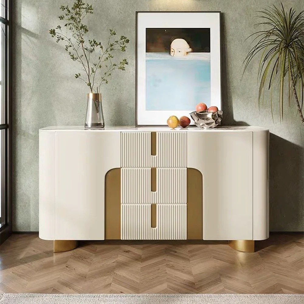 LUXORA SC1027 150CM Modern Minimalist Rock Slab Countertop Dining Sideboard - Image 2