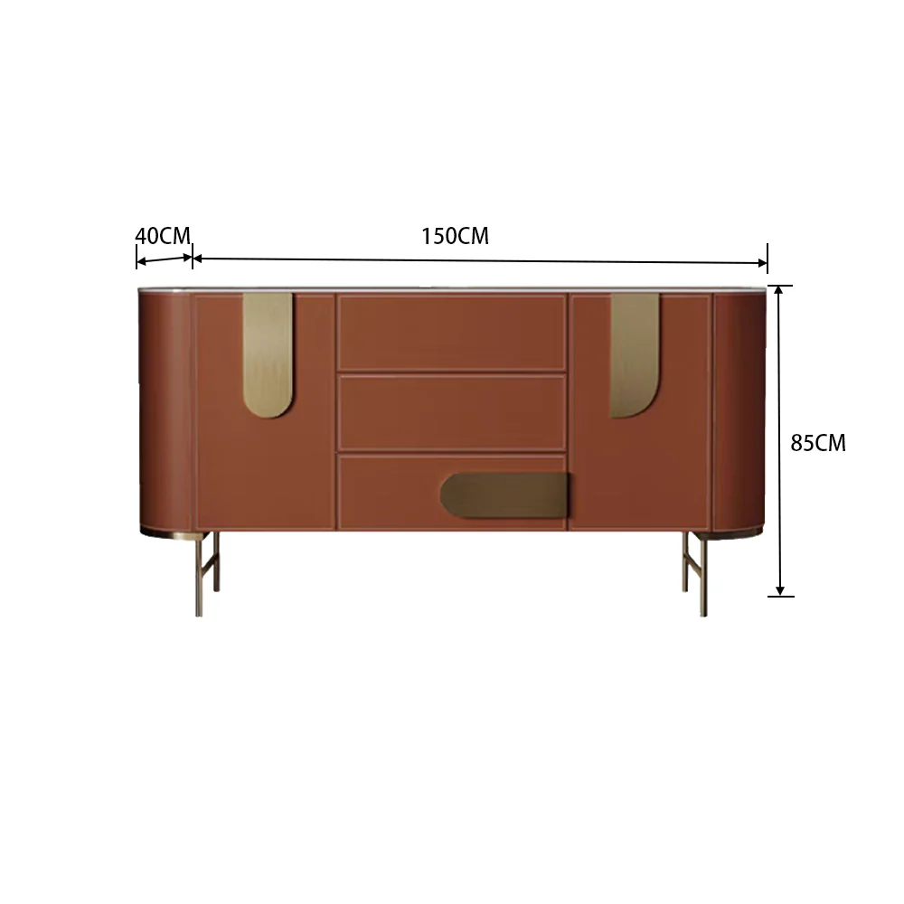 LUXORA SC1029 150CM Light Luxury Slate Countertop Sideboard - Image 5