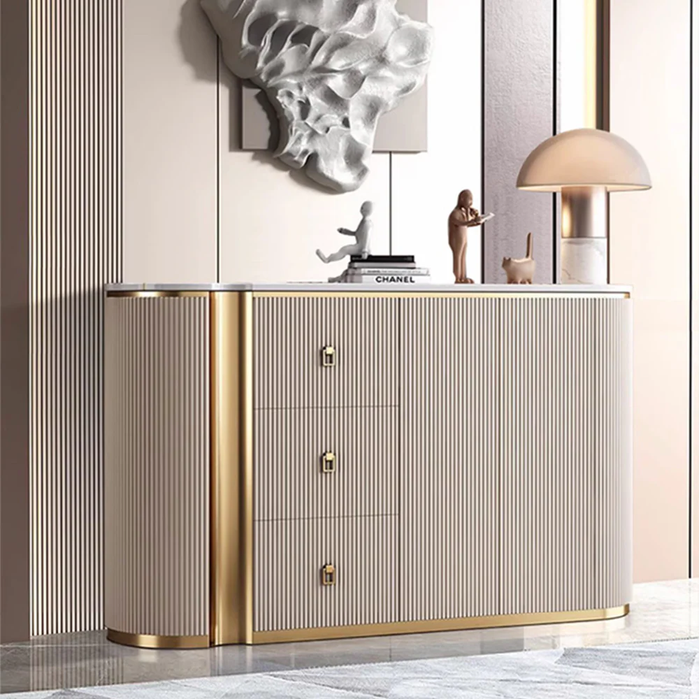 LUXORA SC1030 150CM Light luxury Style Rock Slate Countertop Sideboard - Image 2