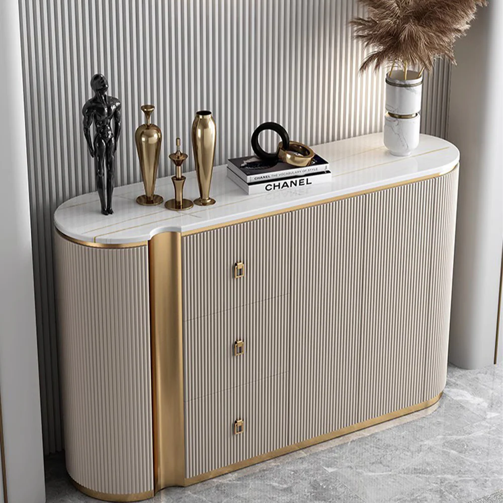 LUXORA SC1030 150CM Light luxury Style Rock Slate Countertop Sideboard - Image 3