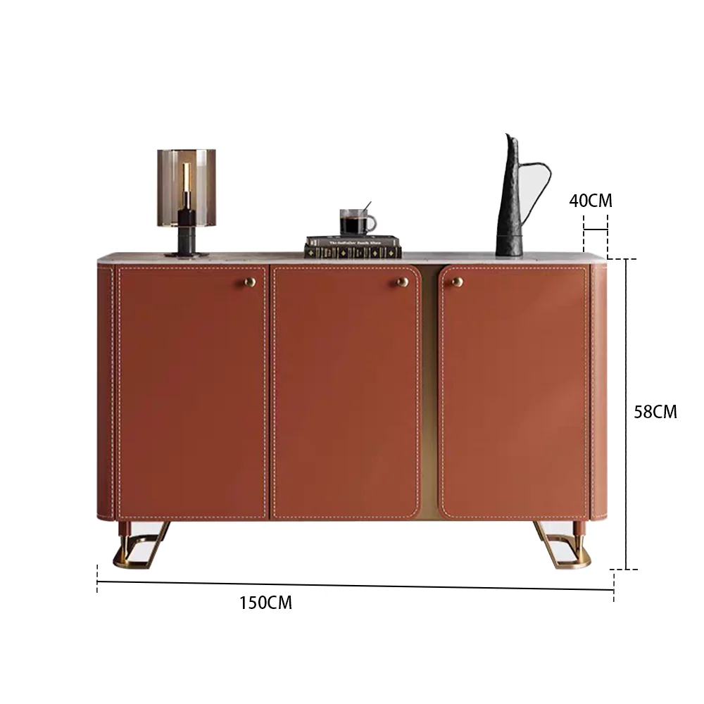 LUXORA SC1036 150CM Light Luxury Rock Slab Countertop Sideboard - Image 5