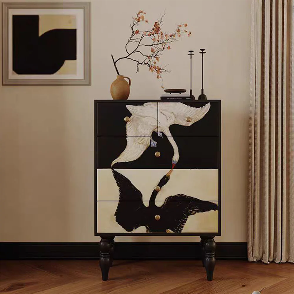 LUXORA SC1039 Solid Wood Hand Painted Sideboard - Image 2