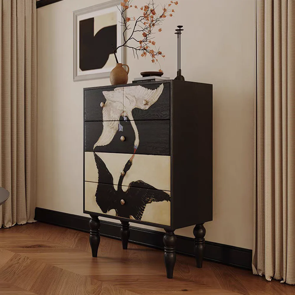 LUXORA SC1039 Solid Wood Hand Painted Sideboard - Image 3