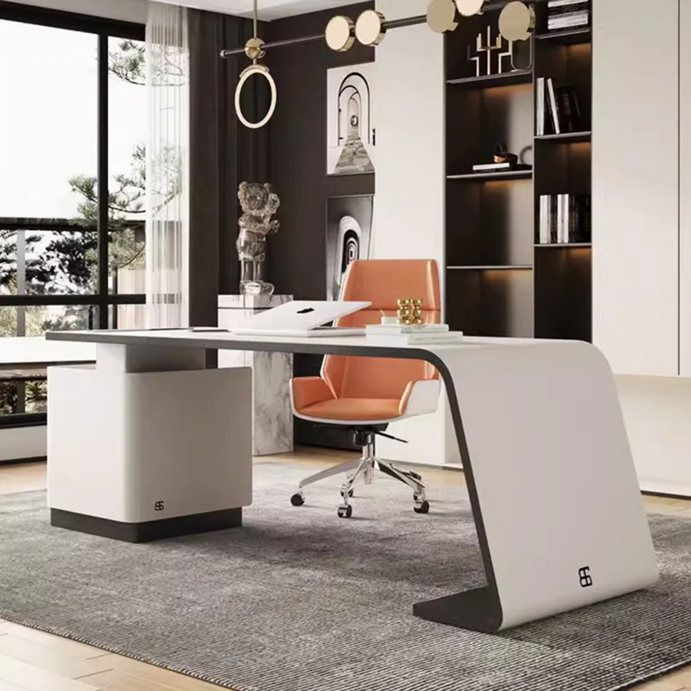 LUXORA WD1002 180/200/220/240cm Minimalist Style Sintered Stone Desk - Image 4