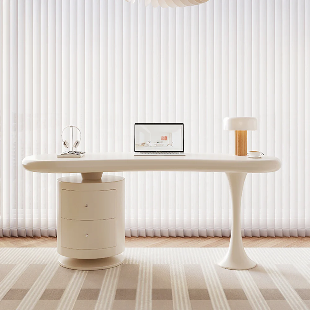 LUXORA WD1004 140/160cm Minimalist Wood Painted Desk - Image 4