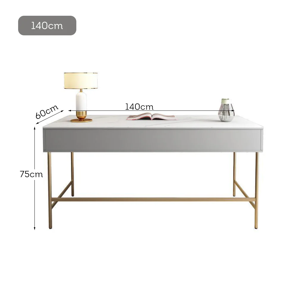 LUXORA WD1011 100/120/140/160cm Length Office Desk Stainless Steel Legs - Image 7