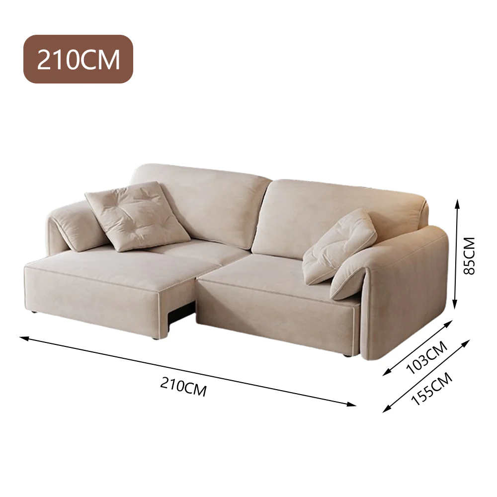 LUXORA S1270 Electric Adjustable Multifunctional Sofa 210-245cm High-Tech Fabric - Image 8