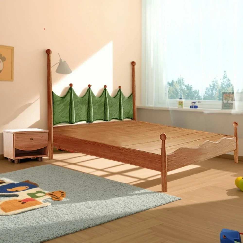 LUXORA 120/135/150/180cm Solid Wood Green Grass Children'S Bed - Image 12