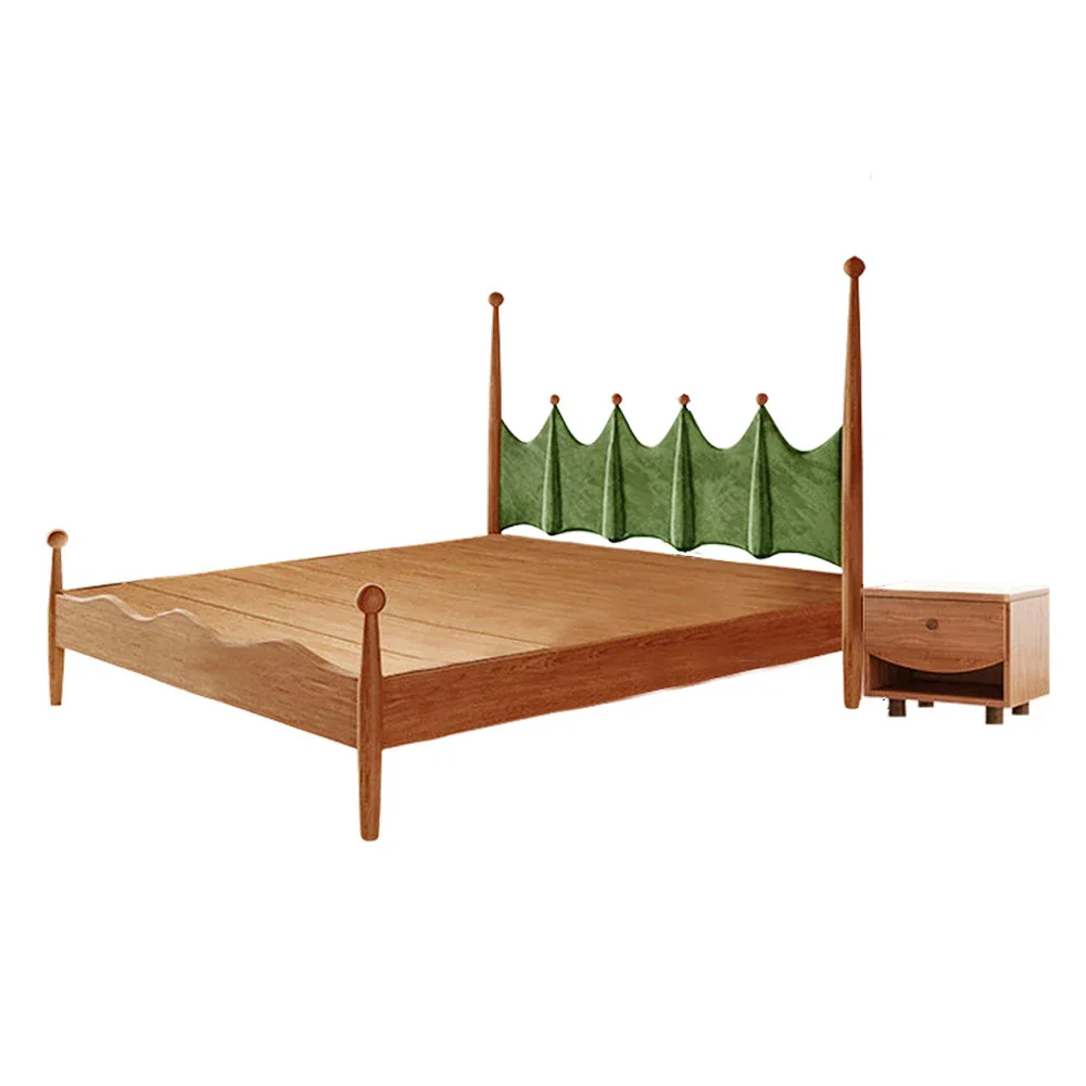 LUXORA 120/135/150/180cm Solid Wood Green Grass Children'S Bed - Image 9