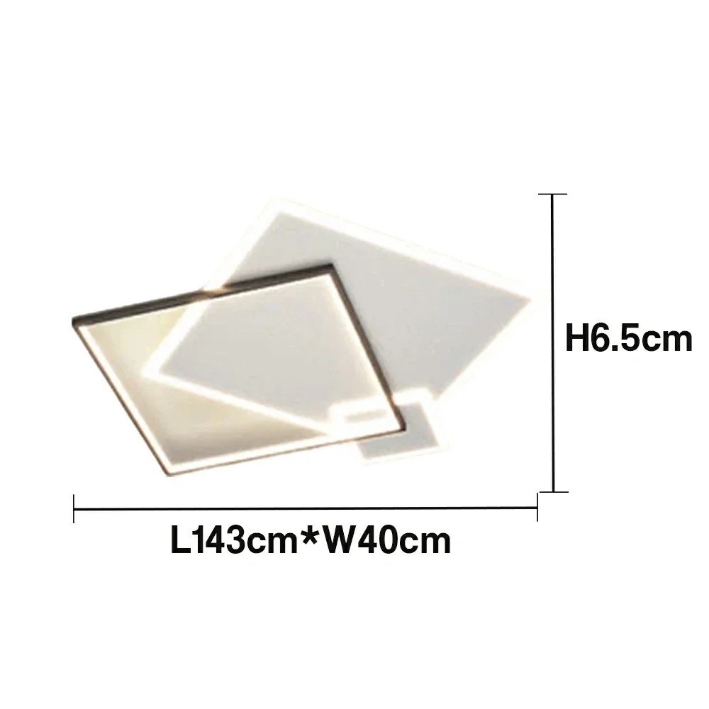 LIVARA 38W Ceiling Light with Full-Spectrum Eye-Protection LED, Three-Color Dimmable Lighting & Matte Iron Body with Acrylic Diffuser - Image 5