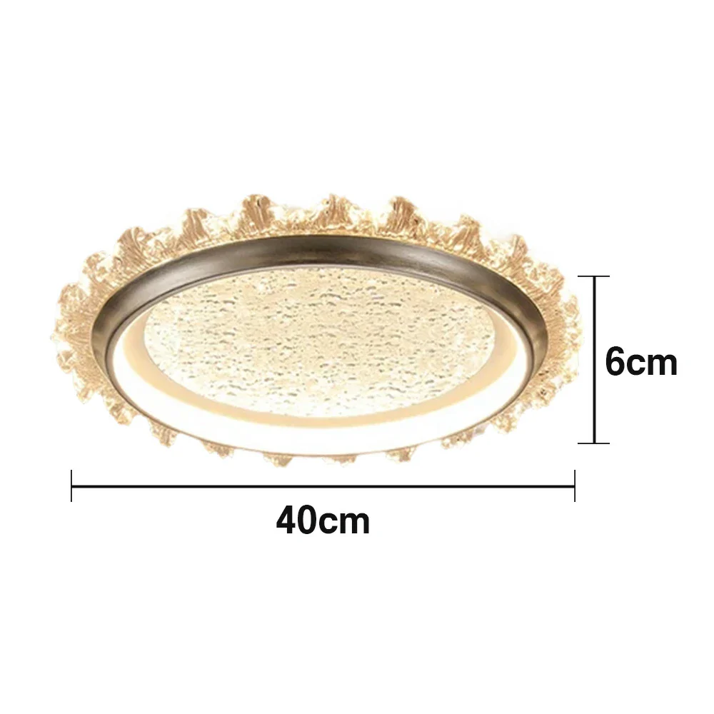 LIVARA 96W Modern Ceiling Light with Dimmable Full-Spectrum LED, Anti-Rust Die-Cast Iron Frame & Soft PMMA Lampshade - Grey - Image 5