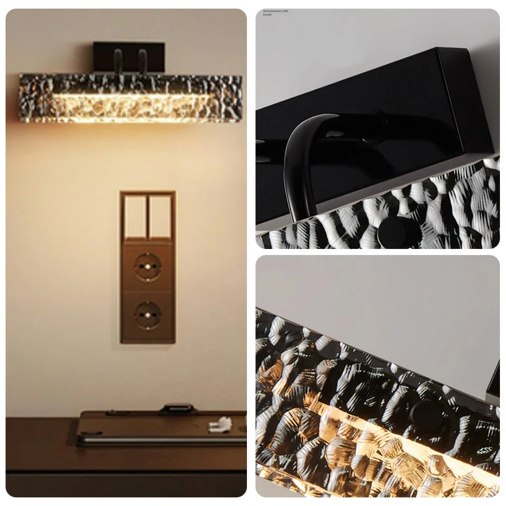 LIVARA 20W Wall Light with Full-Spectrum Eye-Protection LED, Smoky Grey Electroplated Glass Shade & Matte Iron Base - Image 3