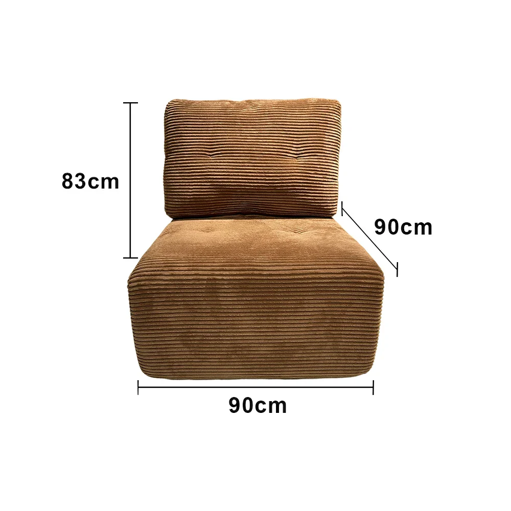 LIVARA B317A Single Sofa Compressible Packaging Quick Rebound Cushion High Density Foam Core Space Saving Design - Image 5