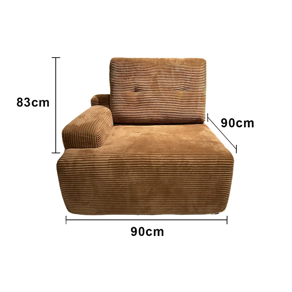 LIVARA B317B Single Arm Sofa Compressible Packaging Quick Rebound Cushion High Density Foam Core Space Saving Design - Image 5