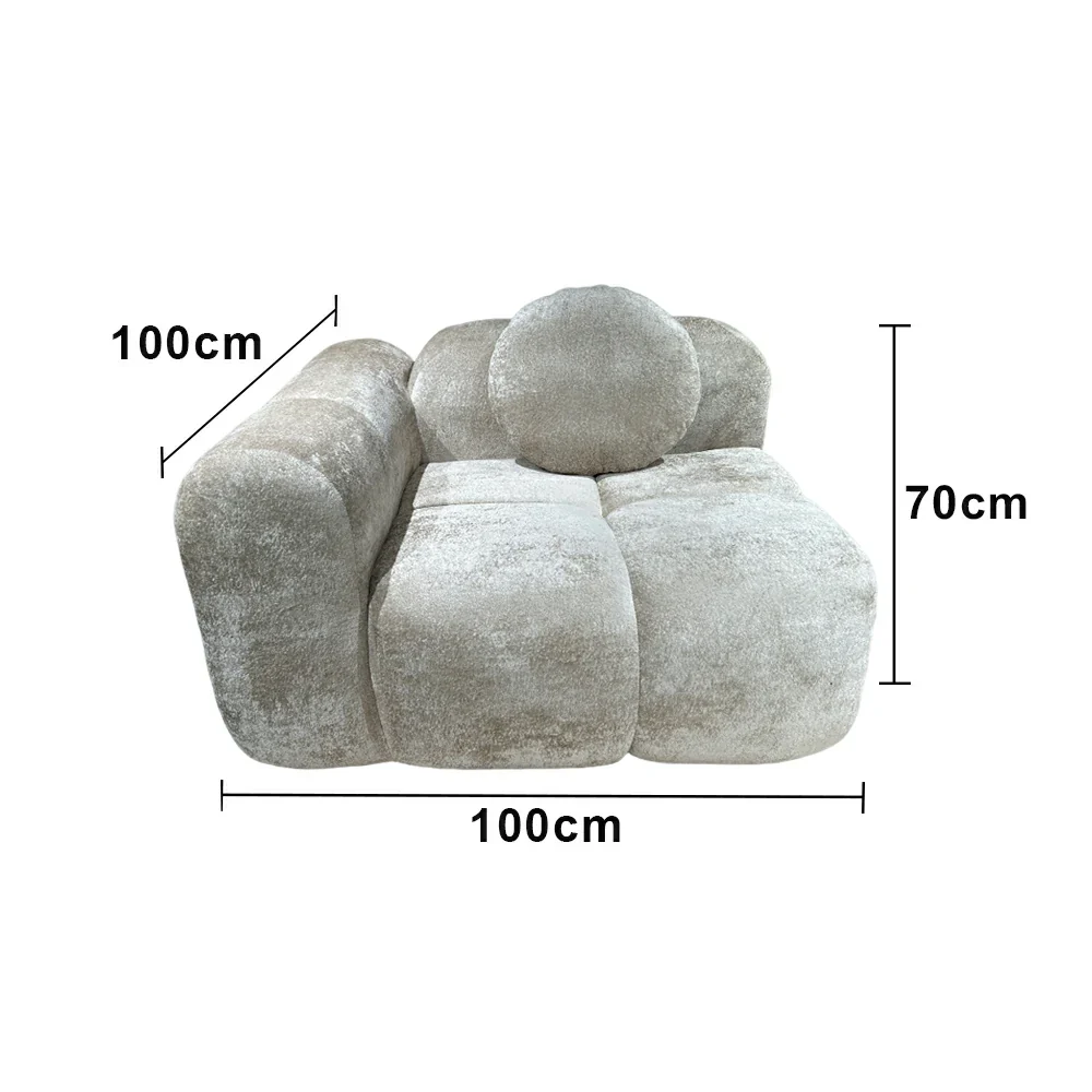 LIVARA B314A Sofa Compressible Packaging Quick Rebound Cushion High Density Foam Core Space Saving Design - Image 5