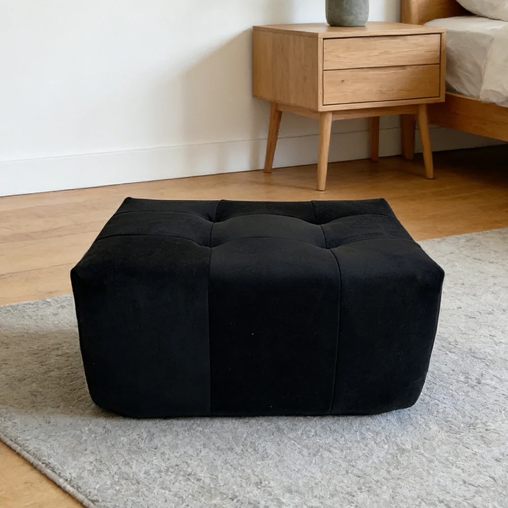 LIVARA B312 Ottoman Compressible Packaging Quick Rebound Cushion High Density Foam Core Space Saving Design - Image 2
