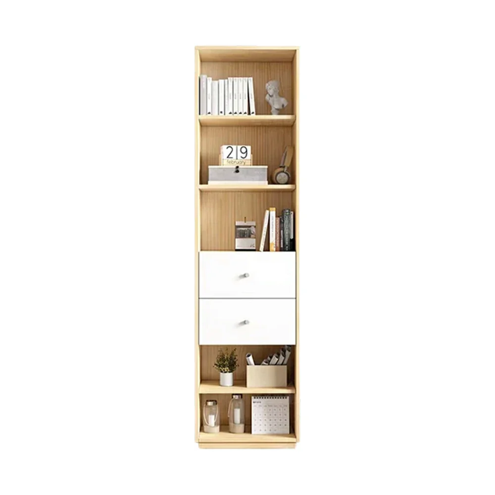 LIVARA 3-Drawer Cabinet - Solid Wood Construction with Tiered Display Shelves, Concealed Storage & Smooth-Close Hardware