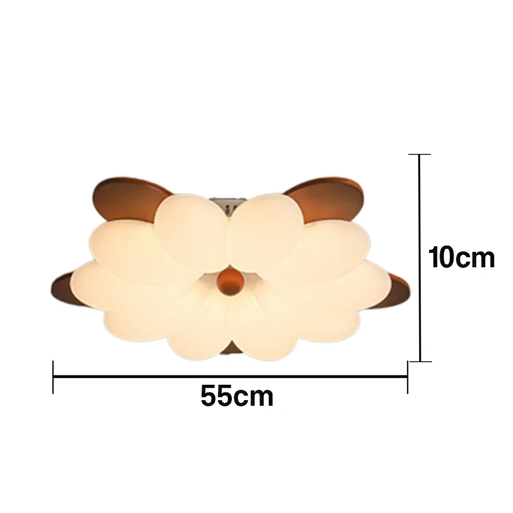 LIVARA 50W Wooden Ceiling Light with Eye-Protection Chip, Ra≥97 High CRI LED & Floating Design for Soft Balanced Lighting - Image 5