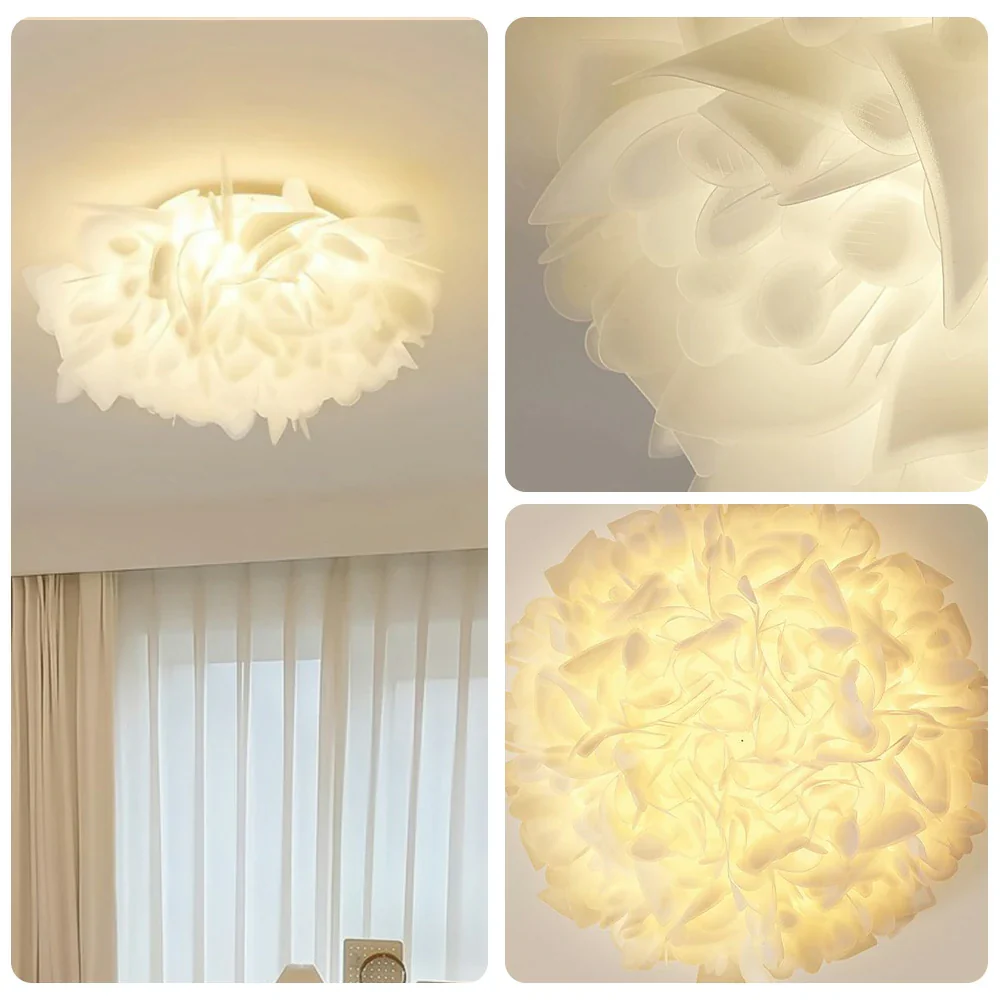 LIVARA 36W LED Ceiling Light Three-Color Dimmable Modern Petal Design Decorative Lamp for Living Room and Bedroom - Image 3