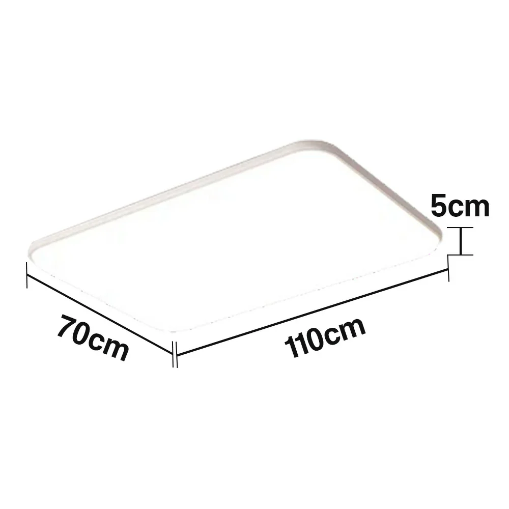 LIVARA LED Ceiling Light 90/110cm Three-Color Dimmable 108W/120W Modern Minimalist Rectangular Flush Mount Lamp - Eye-Protective & Energy Efficient - Image 10