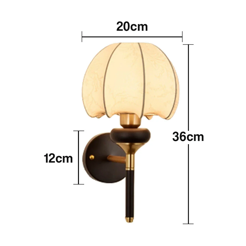 LIVARA LED Wall Light 12W Modern Magic Bean Style Three-Color Dimmable Fabric Shade Decorative Lamp - Image 5