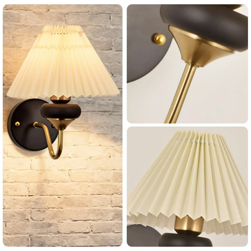 LIVARA Magic Bean LED Wall Lamp 12W Three-Color Dimmable Modern Decorative Fabric Light - Image 3