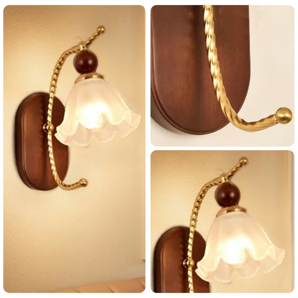 LIVARA 12W Summer Lily LED Wall Lamp Three-Color Dimmable Eye-Protection Light Modern Decorative Design - Image 3