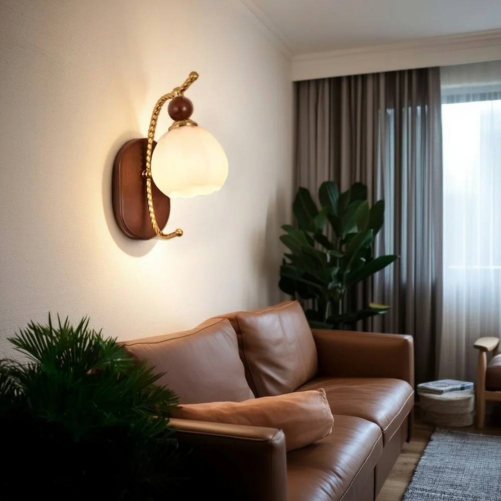 LIVARA 12W Watermelon LED Wall Lamp Three-Color Dimmable Eye-Protection Light Modern Decorative Design - Image 2