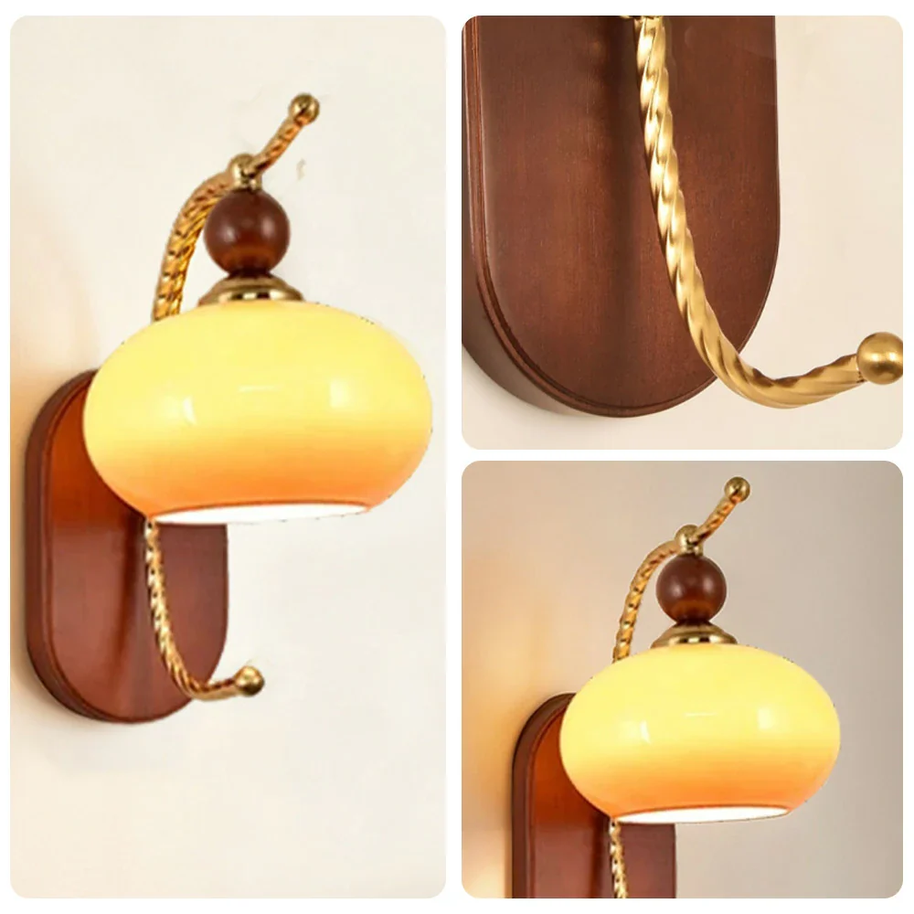 LIVARA 12W Persimmon LED Wall Lamp Three-Color Dimmable Eye-Protection Light Modern Decorative Design - Image 3