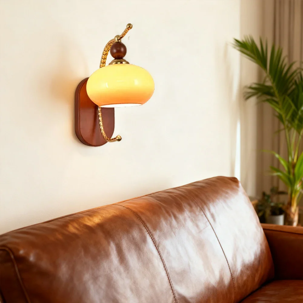 LIVARA 12W Persimmon LED Wall Lamp Three-Color Dimmable Eye-Protection Light Modern Decorative Design - Image 4